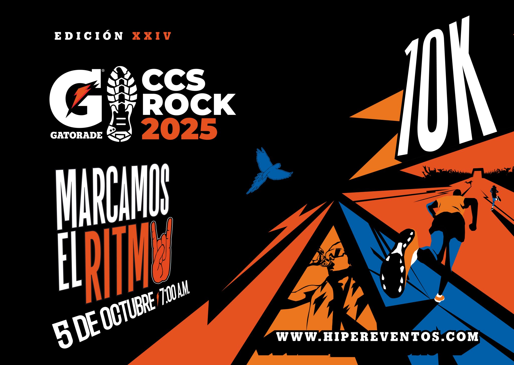 ¡Todo listo para marcar el ritmo en la Gatorade Ccs Rock 2025!