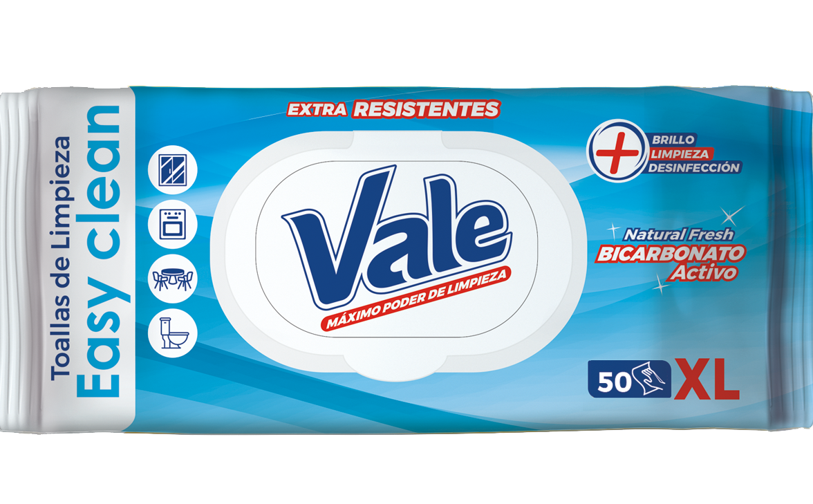 Vale lanza Easy Clean, la toalla desechable que transforma la limpieza diaria