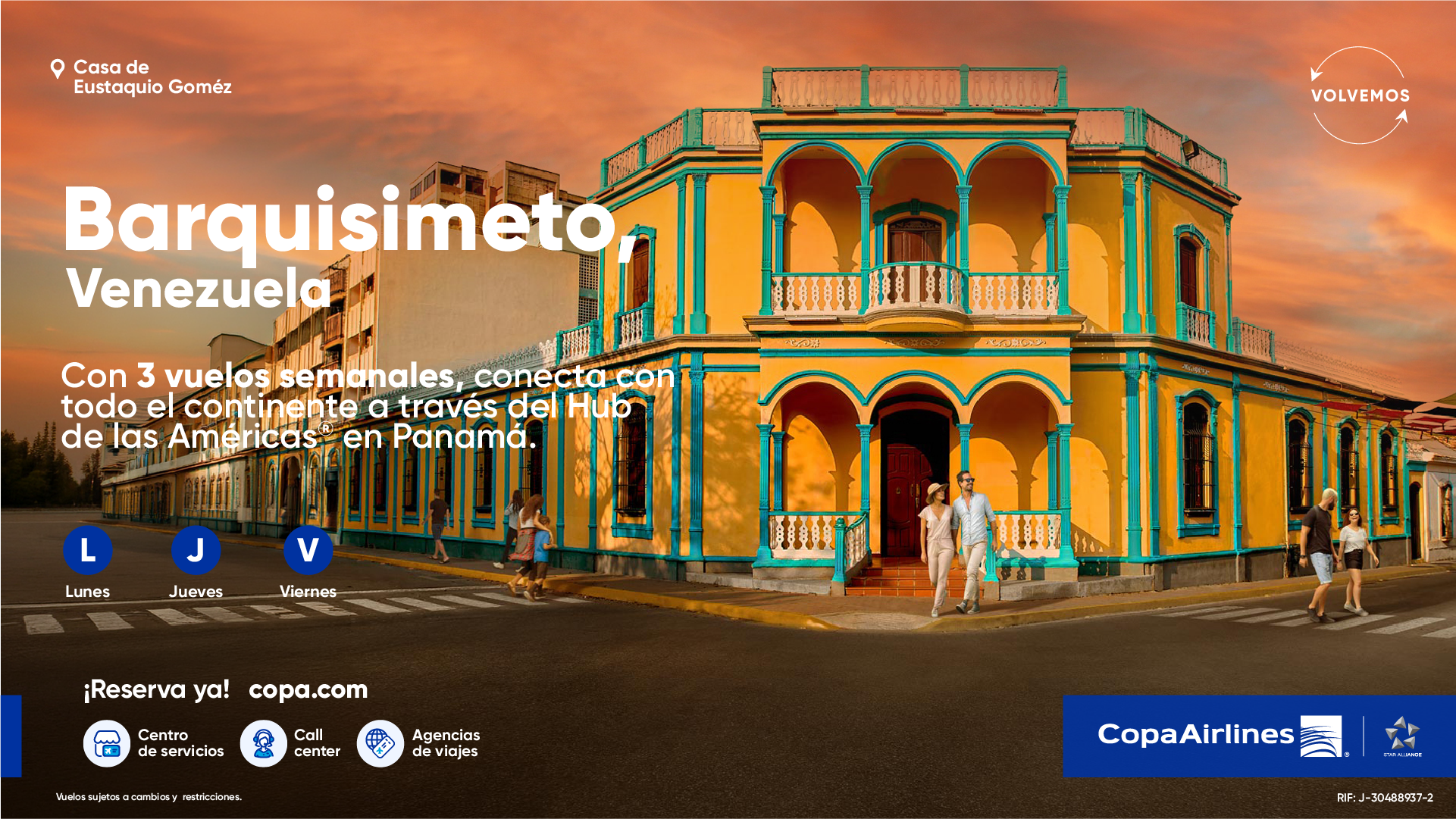Copa Airlines reinició sus vuelos a Barquisimeto