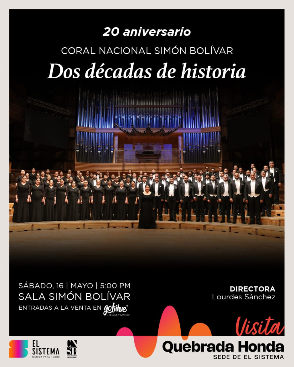 La Coral Nacional celebra su aniversario con un concierto especial