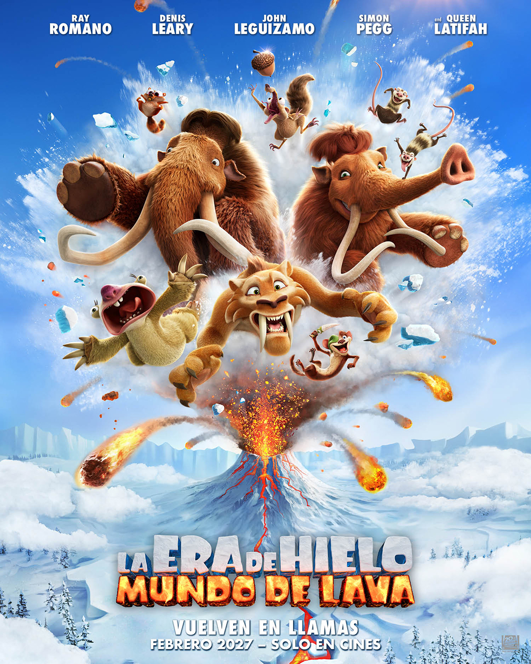 La era de hielo: mundo de lava llega a cines de Venezuela en febrero 2027