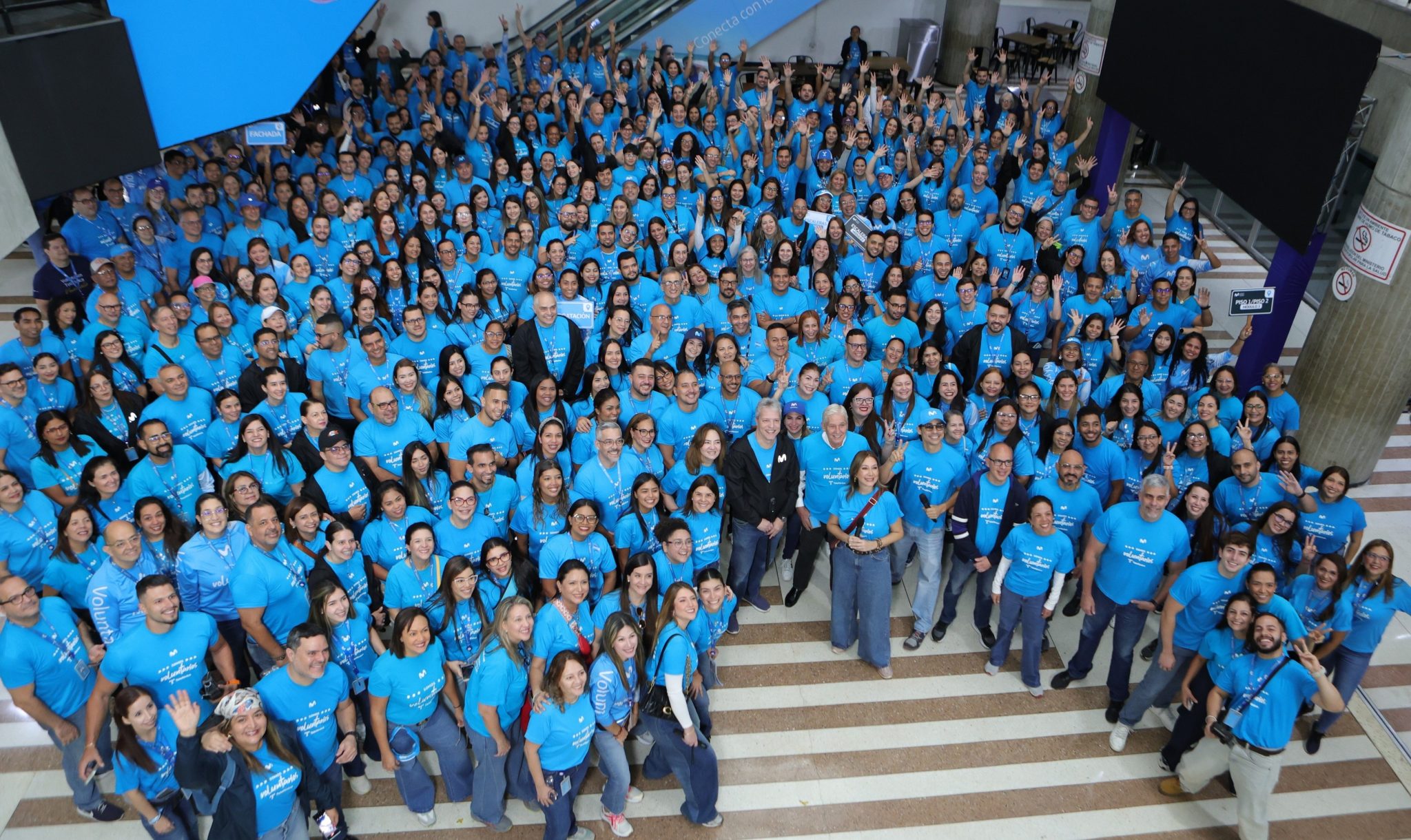 Movistar benefició a más de 2.500 personas en la ruta del Día del Voluntariado