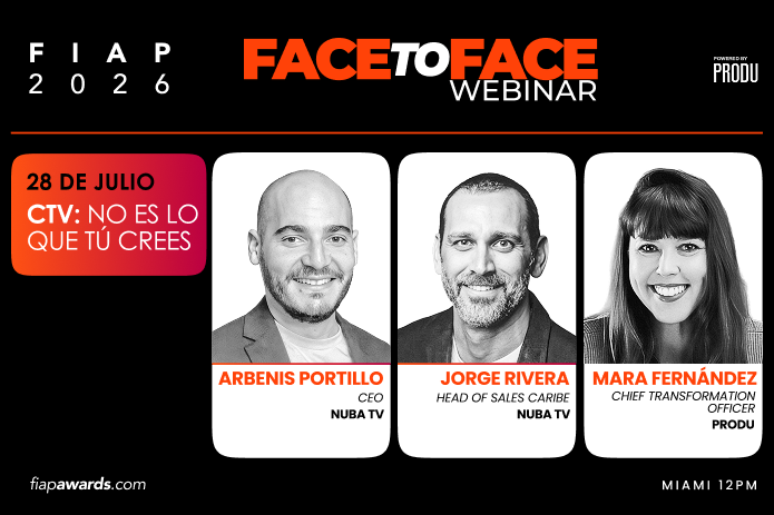 Invitación Face to Face Webinar / CTV: No es lo que tú crees