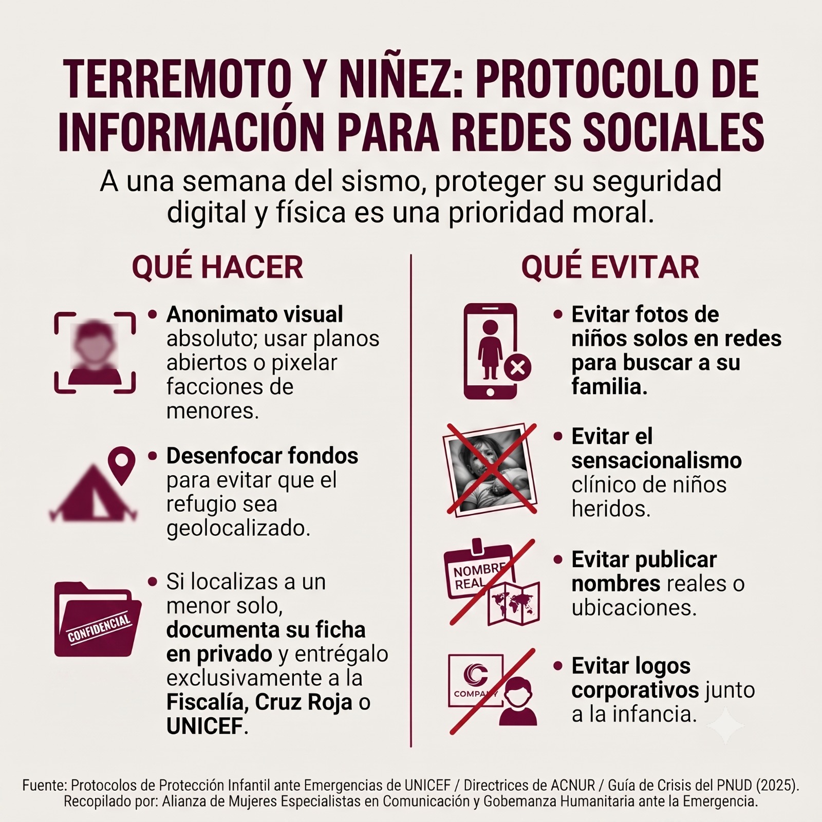 Alianza de comunicadoras presenta ruta estratégica para informar de forma ética ante la crisis sísmica