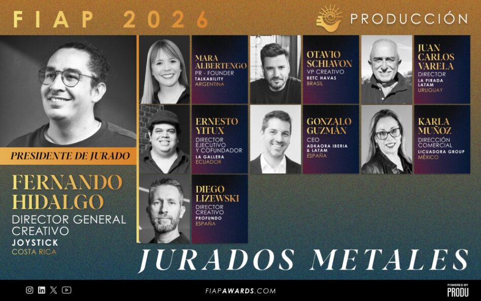 FIAP 2026: Jurados de Metales en la disciplina Producción