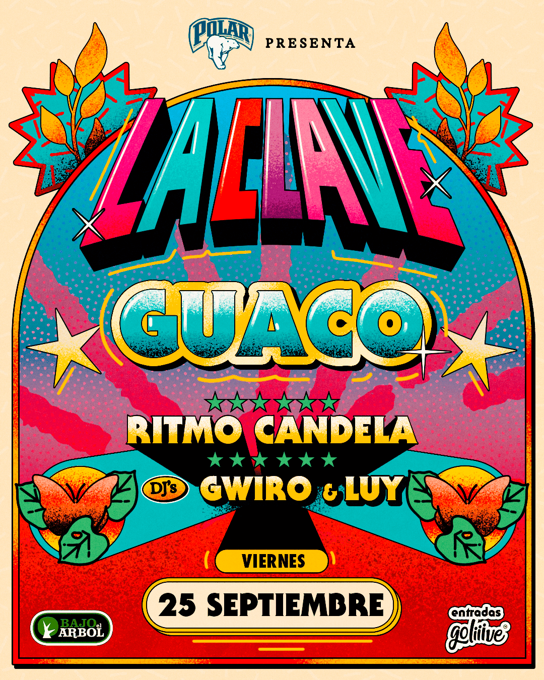 Bajo el Árbol: regreso de La Clave con Guaco y Ritmo Candela