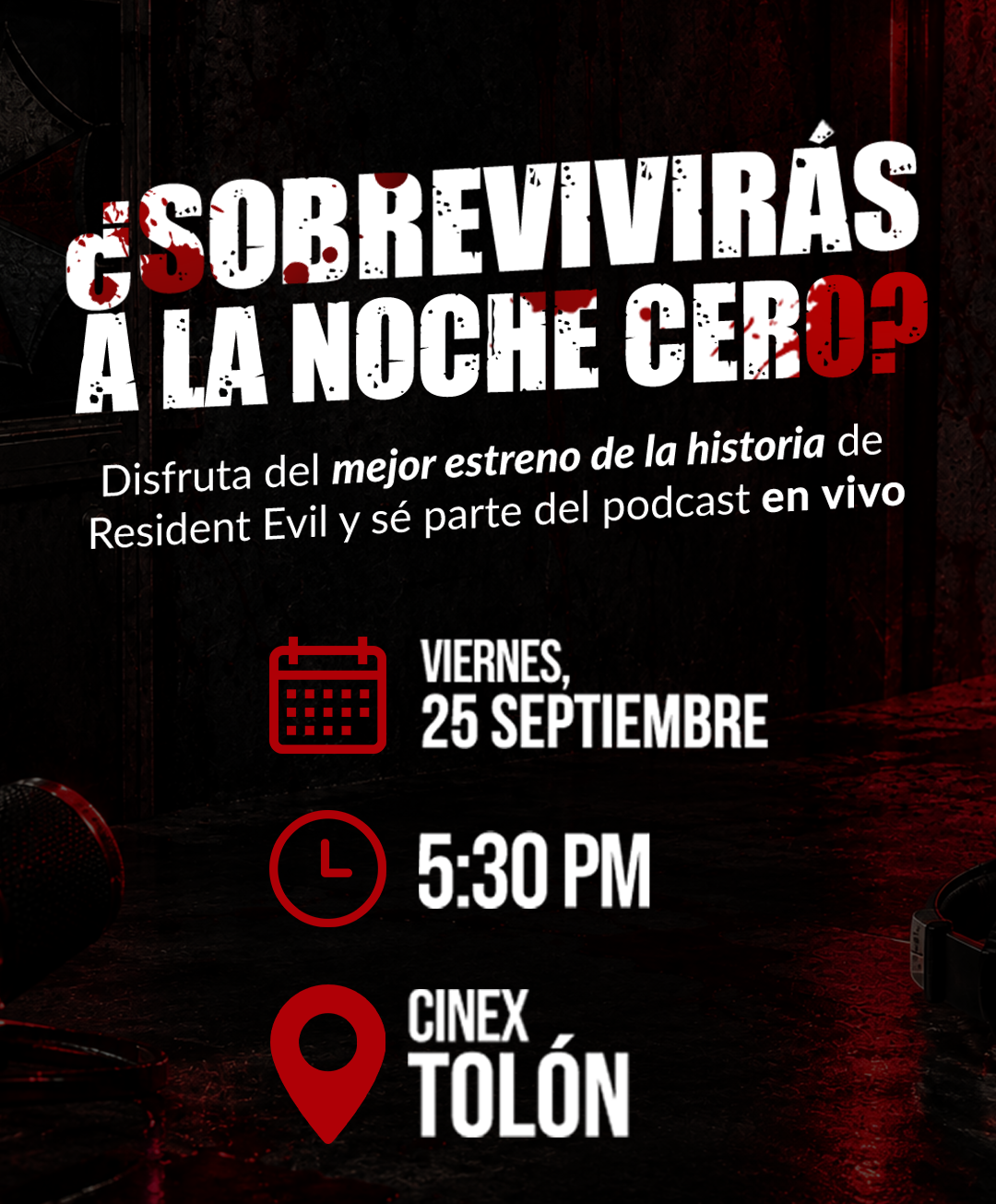 Cinex: Estrenos, podcasts en vivo y sorpresas