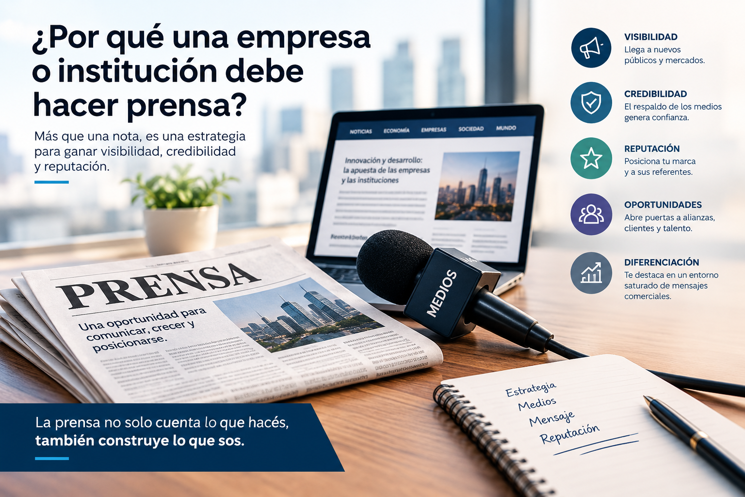 ¿Por qué una empresa o institución debe hacer Prensa?