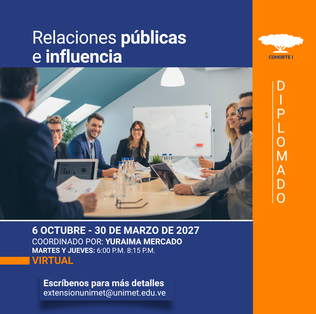 UNIMET abre un Diplomado en Relaciones Públicas e Influencia