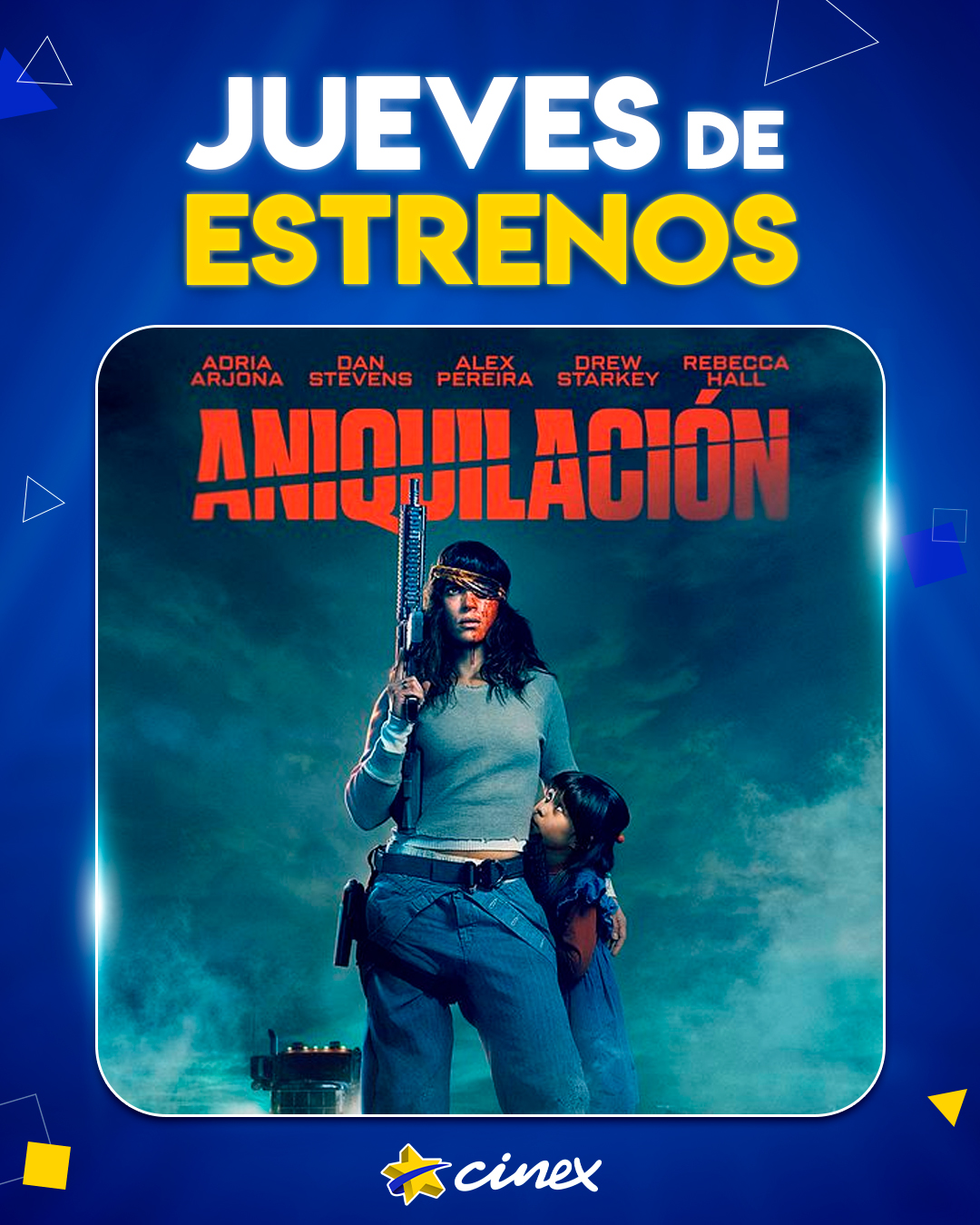 Disfruta los nuevos estrenos de Cinex con «Cinexcusa»