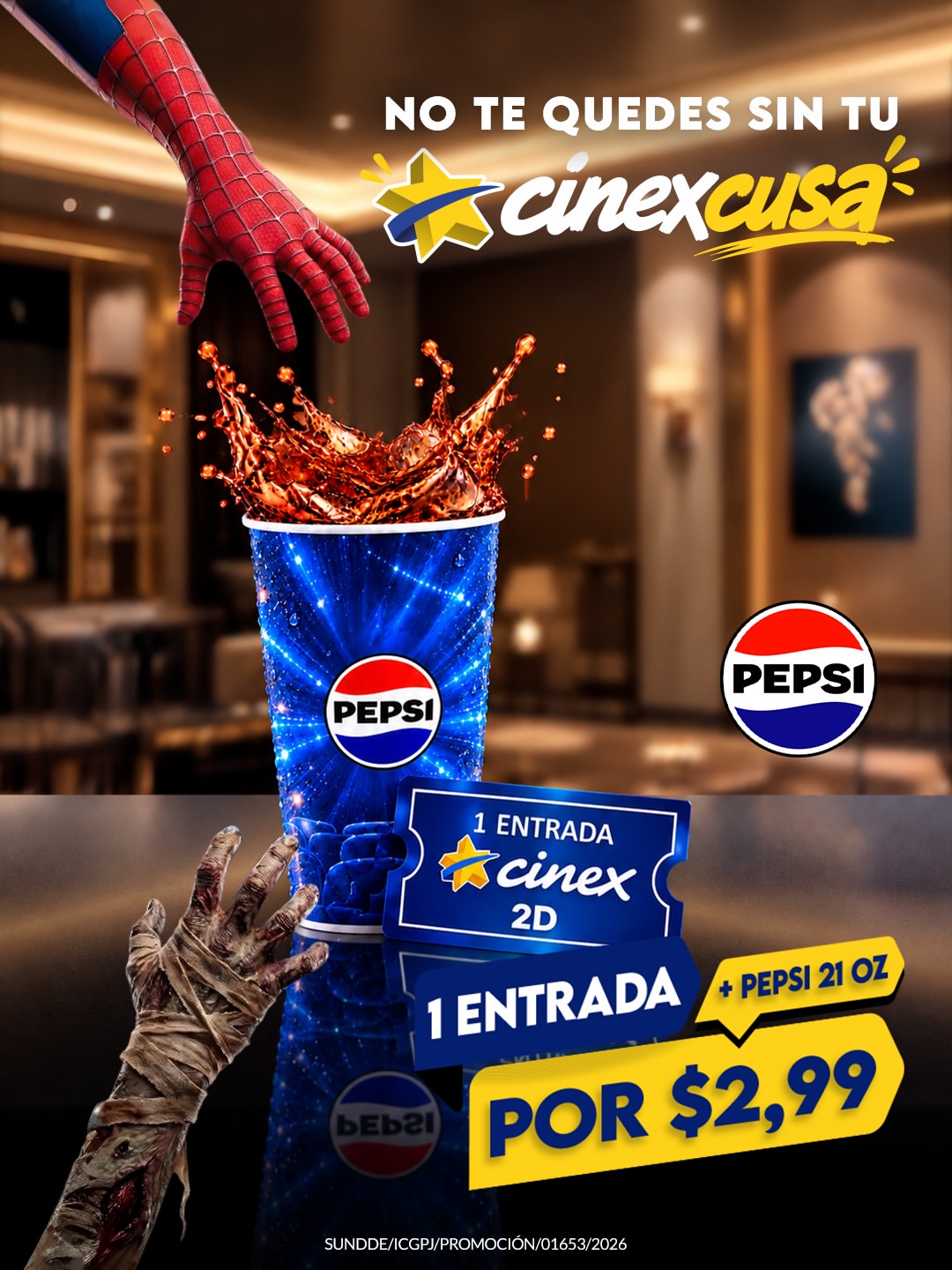 ¡El cine se vive mejor sin excusas!