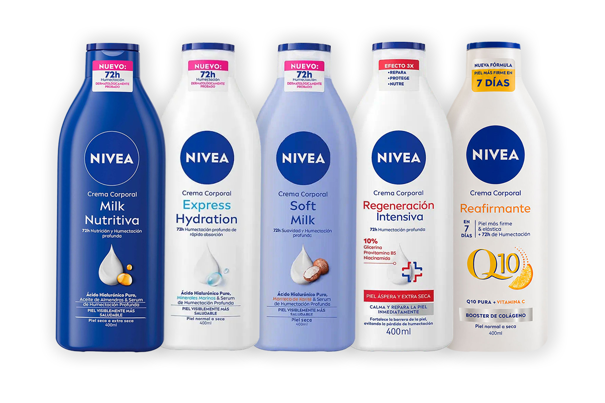 NIVEA renueva su línea de cremas corporales