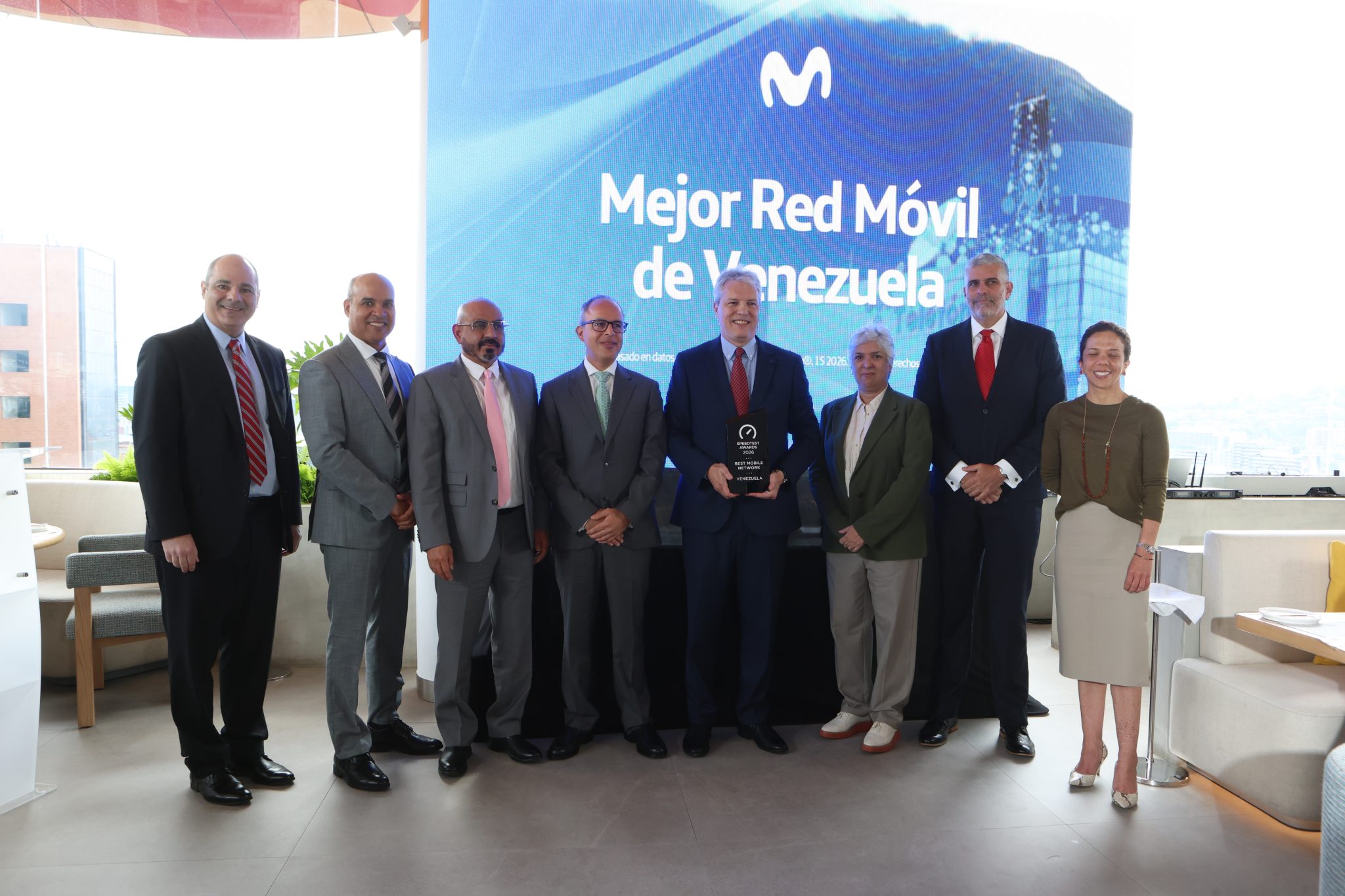 Ookla® da a Movistar el premio Mejor Red Móvil de Venezuela*