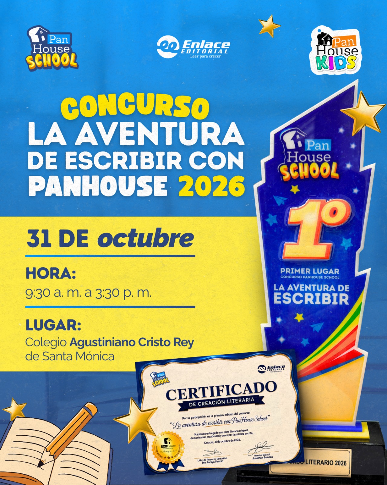 PanHouse School celebra la 1ª edición de su Concurso Literario